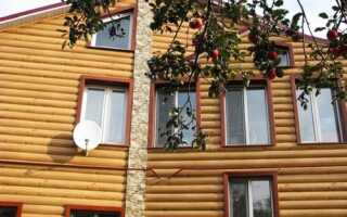 Блок хаус Имитация бревна – кусочек природы в городских джунглях