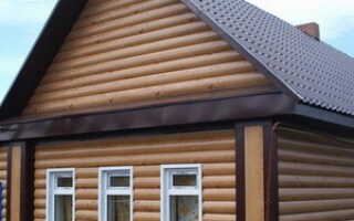 Стальной блок хаус — металл, создающий иллюзию дерева