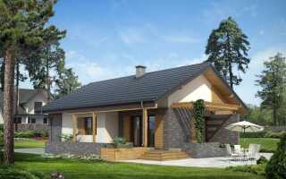 Фасад одноэтажного дома: виды и особенности