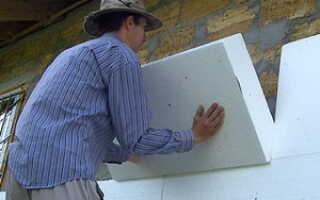 Как правильно смонтировать пенопласт на фасаде дома