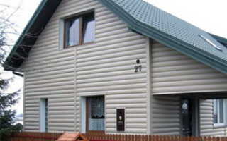 Пластиковая «древесина» — виниловый блок хаус под бревно