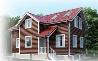 Металлический сайдинг блок хаус под бревно – идеальный материал для облицовки фасада