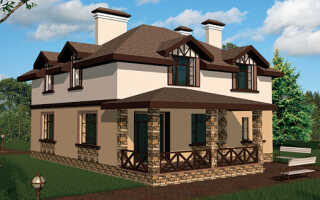 Красивые фасады частных домов, выполненные из современных отделочных материалов