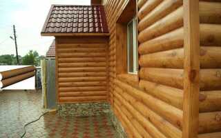 Металлосайдинг под брус: последовательность монтажа