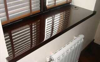 Какой должна быть высота подоконника от пола