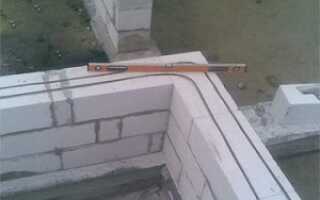 Правильное армирование газобетонных блоков при возведении двухэтажного дома