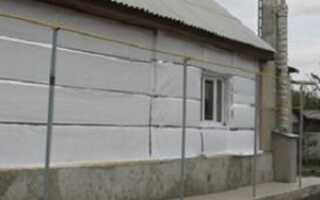 Утепление пенополистиролом стен деревянного дома снаружи