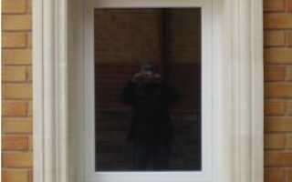 Обрамление окон разными материалами