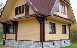 Обшивка бревенчатого дома сайдингом: поэтапная технология