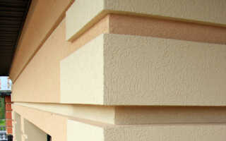 Фасадная штукатурка Короед: особенности нанесения