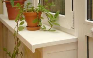 Монтаж подоконника ПВХ для пластикового окна