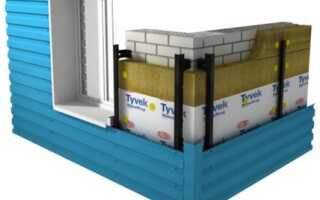 Фасад из профнастила: особенности выполнения работ