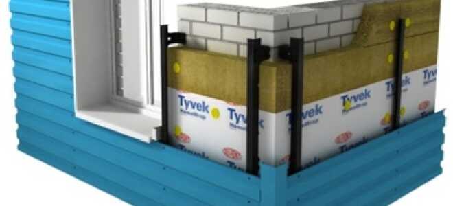 Фасад из профнастила: особенности выполнения работ