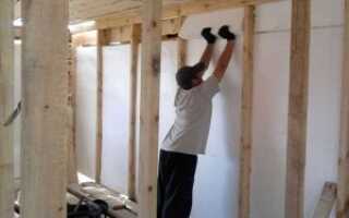 Утепление стен каркасного дома изнутри своими руками