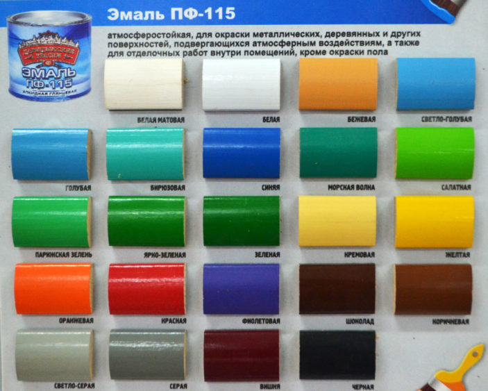 эмаль пф 115 гост 6465 76