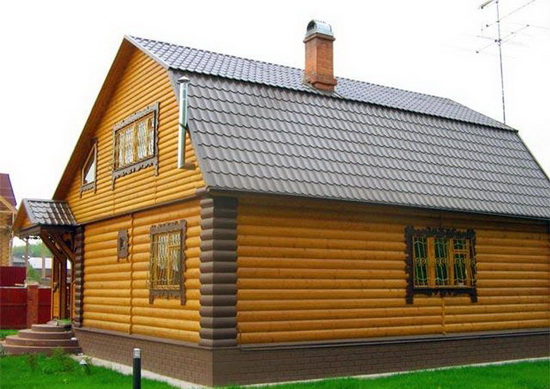 Блок хаус дерево 3