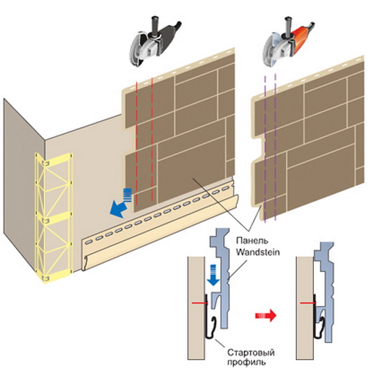 Как крепить цокольный сайдинг