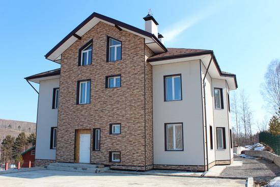 Дизайн фасада частного дома 5