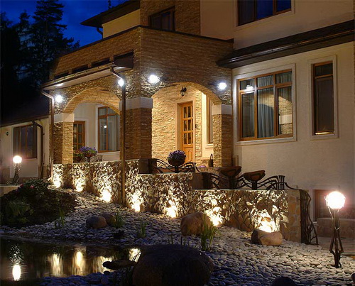 Фасадное освещение 4