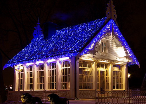 Фасадное освещение 5