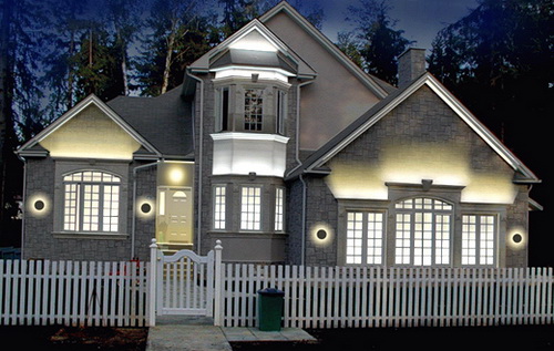 Фасадное освещение 7