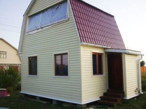 Общтий вид сайдинга внахлест