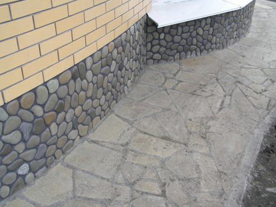 Отделка цоколя кирпичного дома 3