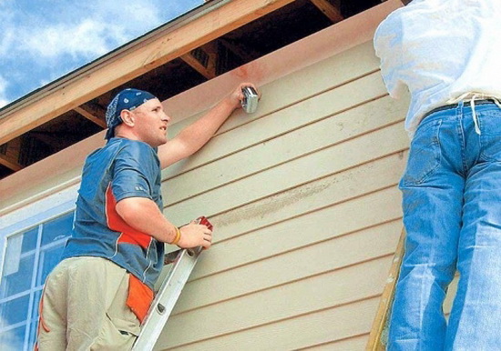 Отделка фасада деревянного дома 6
