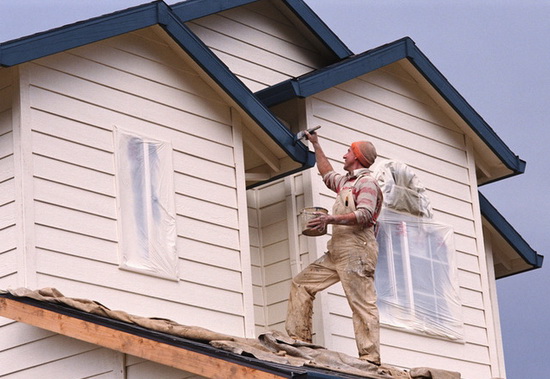 Отделка фасада дома деревом 5