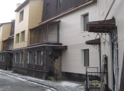 Отделка фасада керамогранитом 4