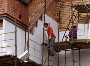 Пенопласт на фасаде А