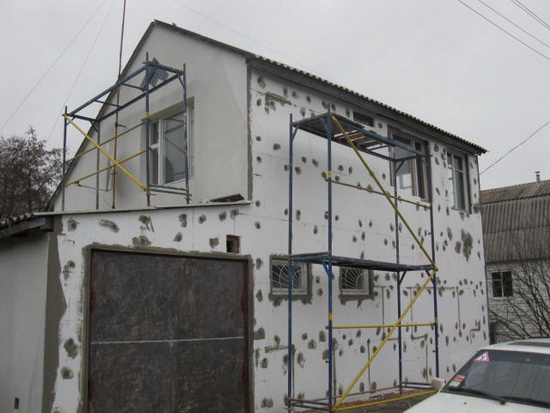 Ремонт фасада частного дома 5