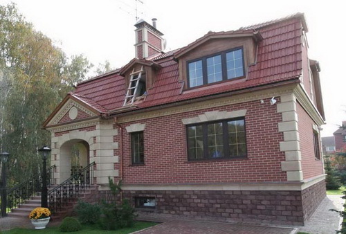 Самая дешевая отделка фасада дома кирпич