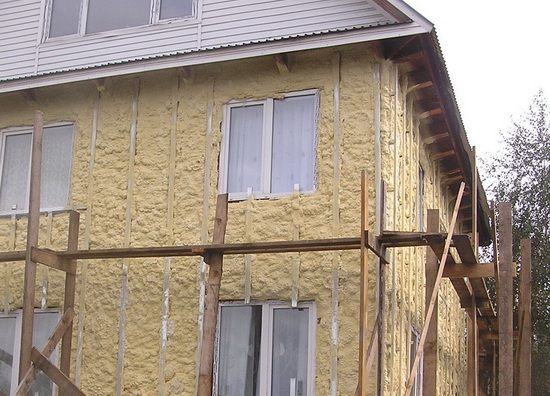 Утепление дома из бруса фото