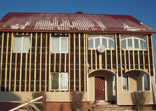 Утепление дома из бруса снаружи 6