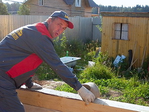 Утепление дома из профилированного бруса А