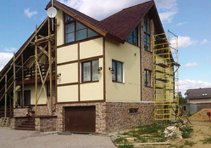 Утепление фасада дома А