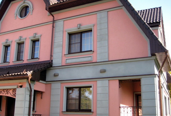 Утепление и отделка кирпичного дома мокрый фасад 2