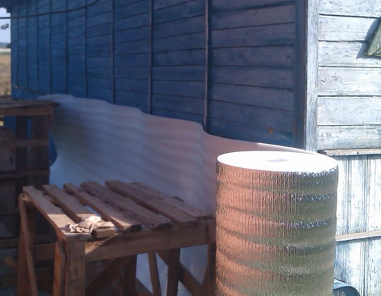 Утепление пенофолом снаружи 1