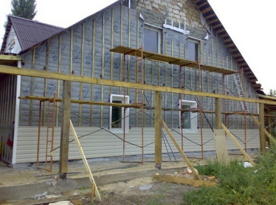 Утепление стен снаружи кирпичного дома 4