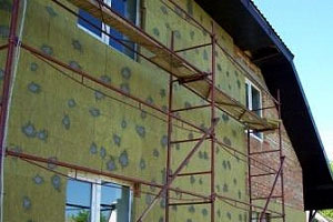 Утепление стен снаружи кирпичного дома А