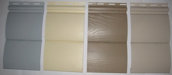 Виниловый блок хаус под бревно цвета 2