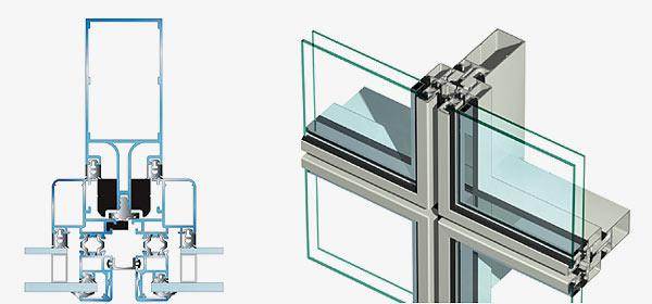алюминиевое фасадное остекление