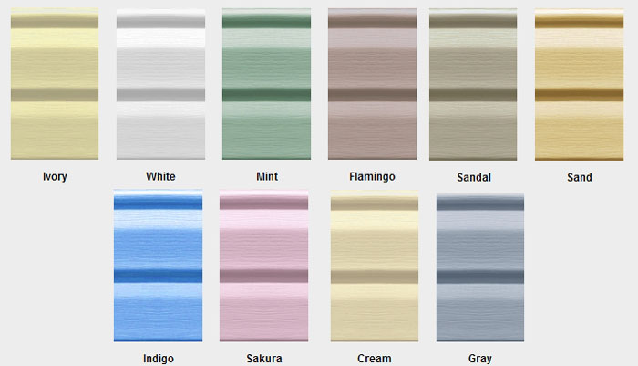 образцы сайдинга Nordside