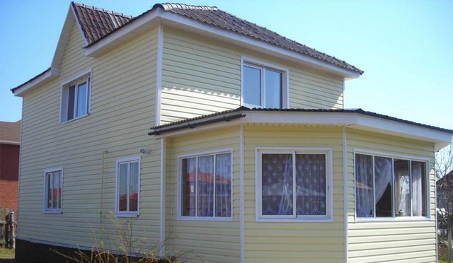 Цветовая гамма сайдинга - образцы обшитых домов в разных цветах 18