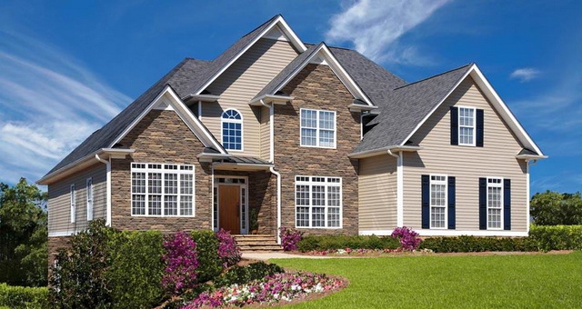 Цветовая гамма сайдинга - образцы обшитых домов в разных цветах 19