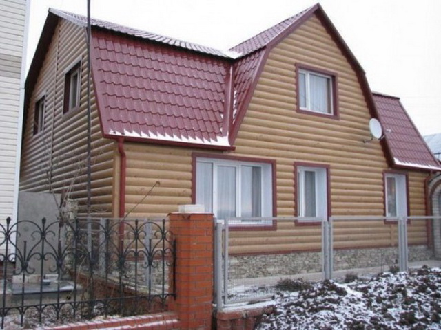 Цветовая гамма сайдинга - образцы обшитых домов в разных цветах 20