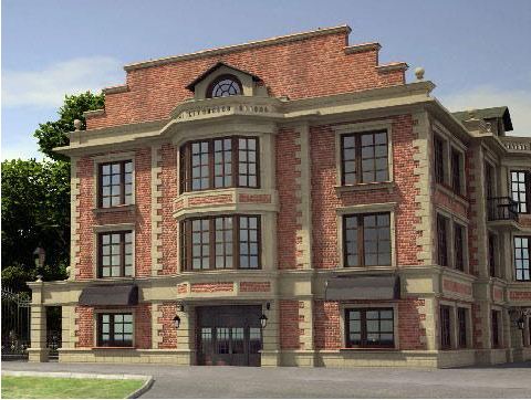 декоративная отделка фасадов коттеджей