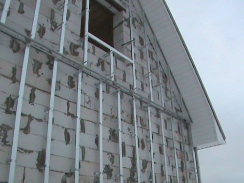 деревянная обрешетка под сайдинг