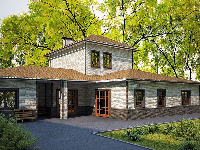 дом из сайдинга